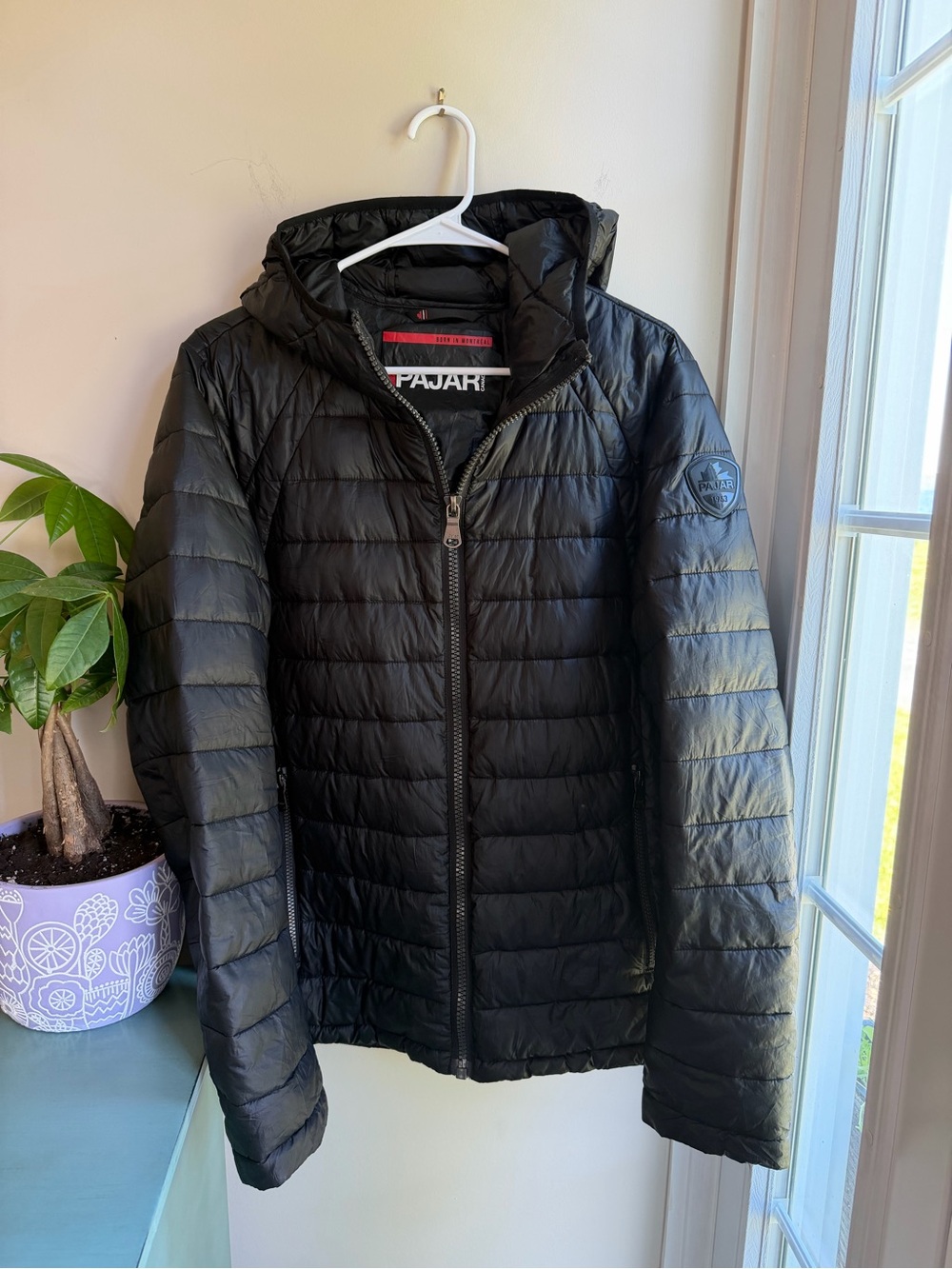 Pajar Quilted Hooded Jacket - Black